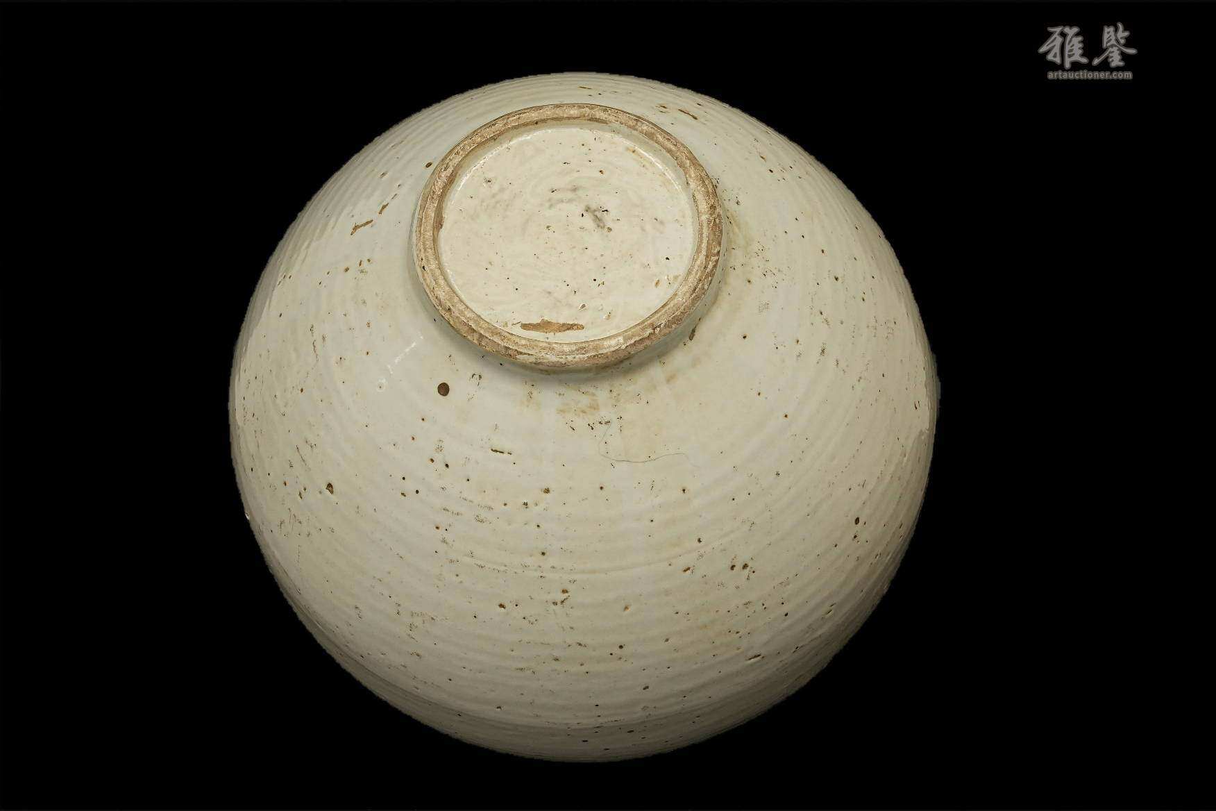 李朝时代 17-18世纪 白瓷月亮罐 本物保证